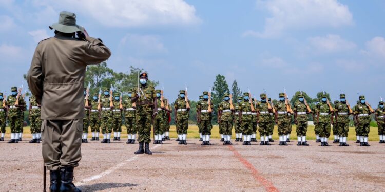 President Museveni passes out 539 Arms Company Commandos and Tank Crew Officers