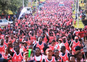 Thousands brave the Downpour to participate in Kabaka’s 70th Birthday Run