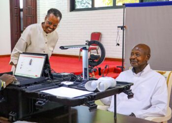 President Museveni and the First Lady Renew Their National ID Cards