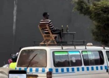 Driver, Conductor Arrested over Dangerous TikTok Stunt on top of Taxi (Watch VIDEO)