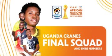 TotalEnergies CHAN 2024: Uganda Cranes Final Squad Named