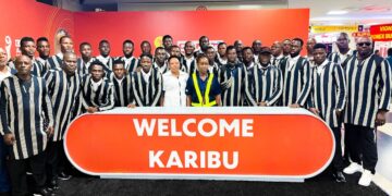 Guinea National team arrives in Uganda ahead of CHAN 2024 Kick off