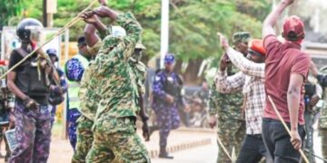 EC Condemns Violence Meted on Kyagulanyi’s Campaign team in Gulu