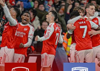 Arsenal Vs Bournemouth in Potential title Decider: Lineups, and Formations